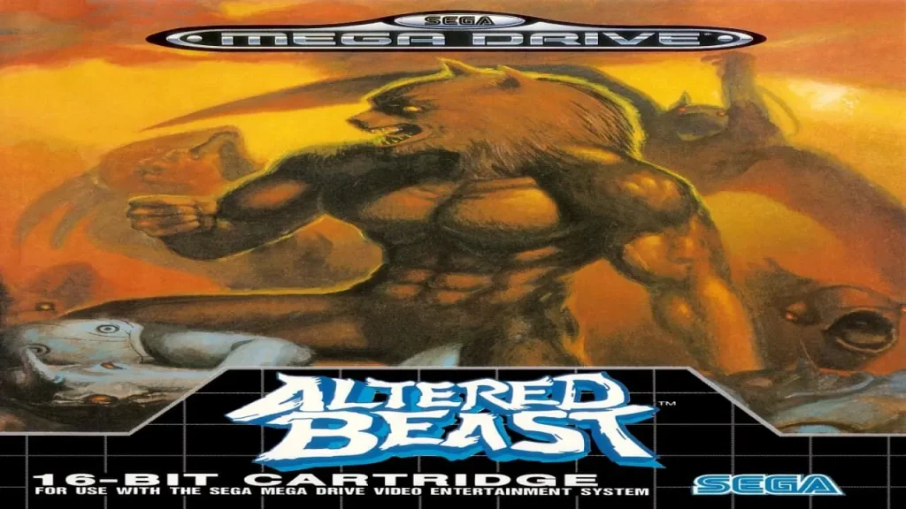 Mega Drive Altered Beast - Box - Front (Europe)