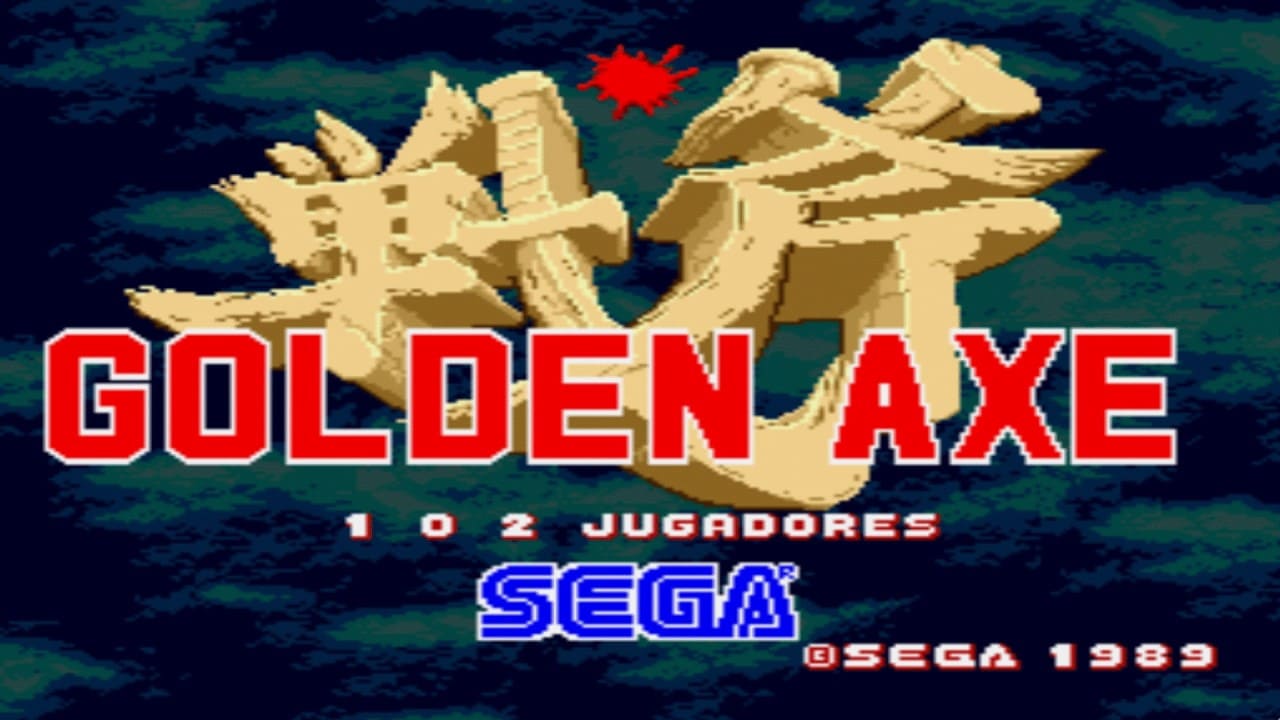 Sega Genesis Golden Axe Screenshot Gameplay Titulo