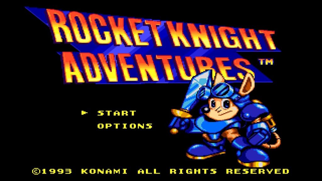 Sega Mega Drive Rocket Knight Adventures Gameplay Titulo 01