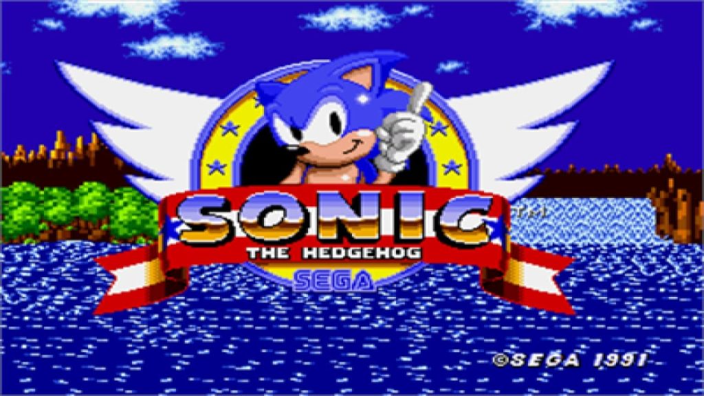 Sega Mega Drive Sonic The Hedgehog - Screenshot - Game Title (North America)