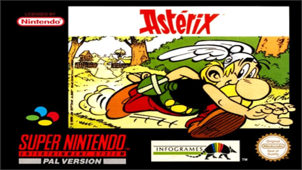 Super Nintendo Astérix - Cover