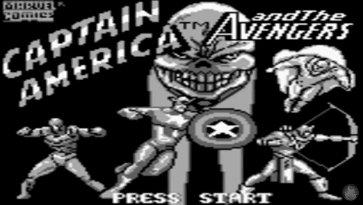 Game Boy Captain America and the Avengers - Titulo