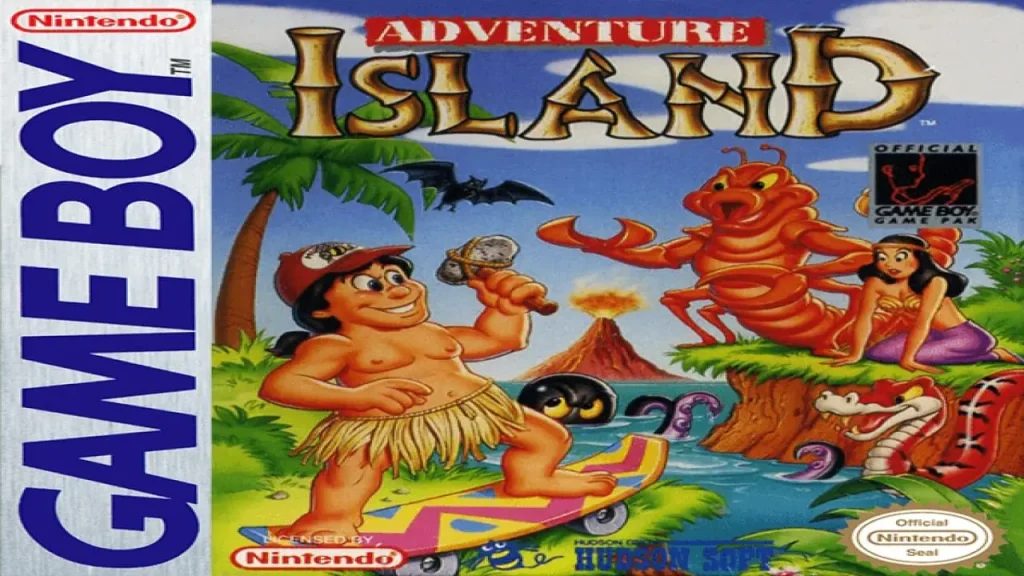 GameBoy Adventure Island - Box - Front (North America)