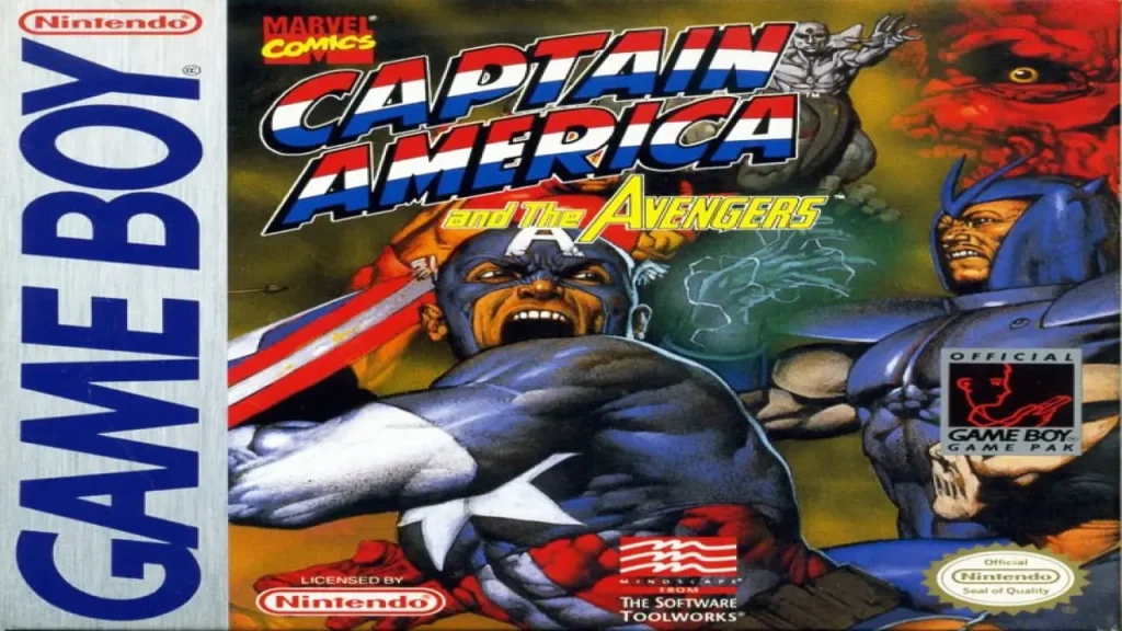 GameBoy Captain America and the Avengers - Box - Front (North America)