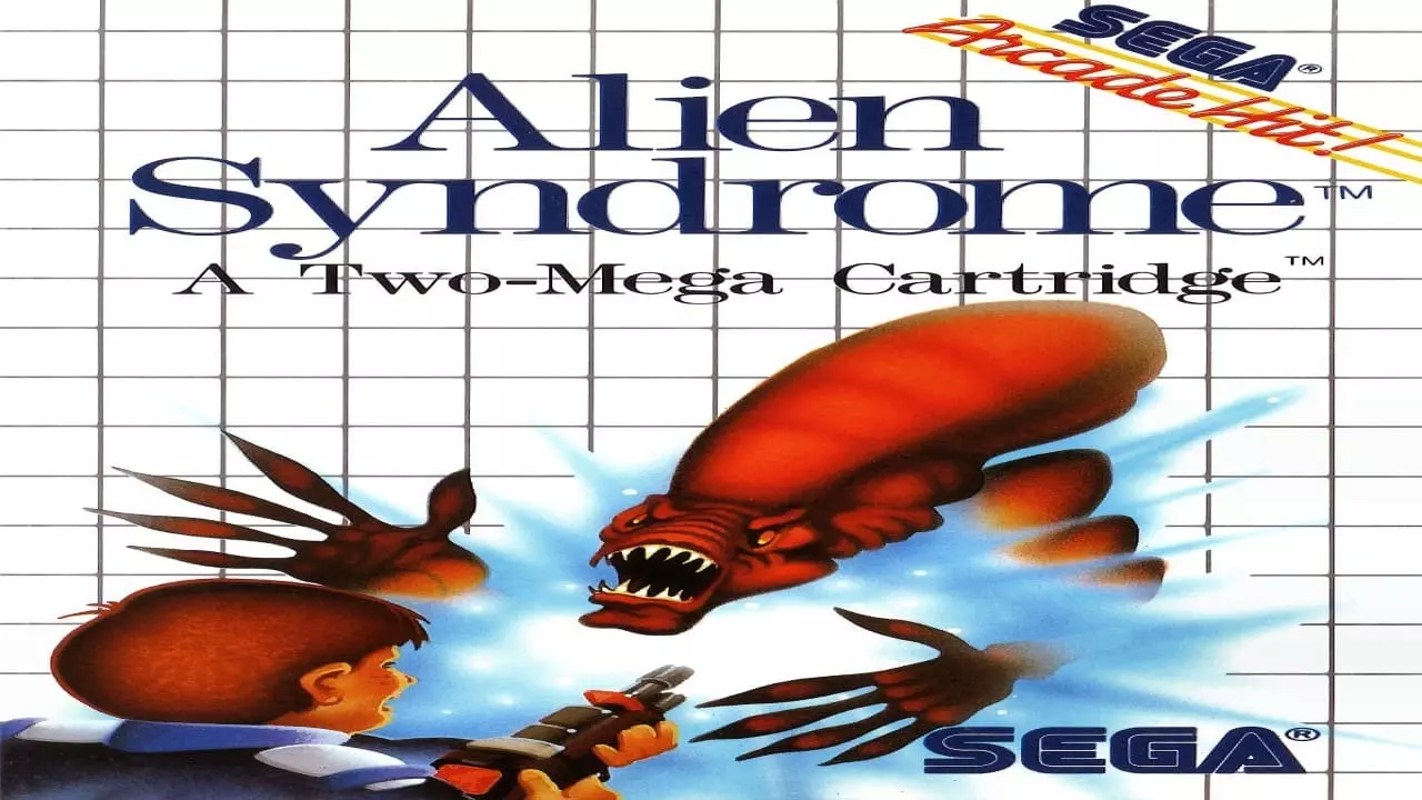 Master System Alien Syndrome - Box - Front (Europe)