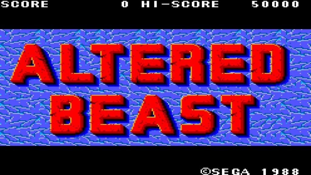 Master System Altered Beast Titulo