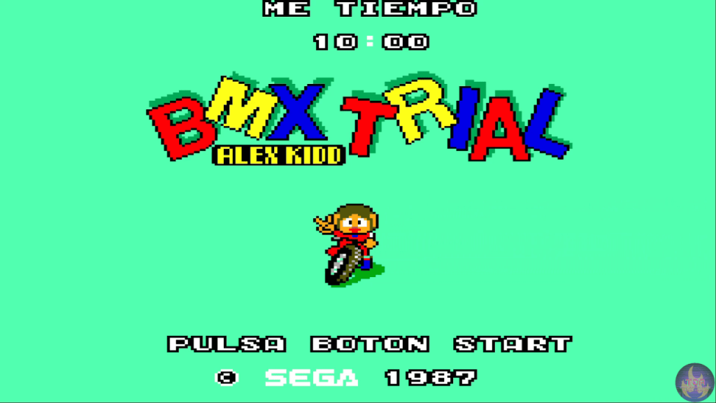 Master System BMX Trial Alex Kidd - Cover Box