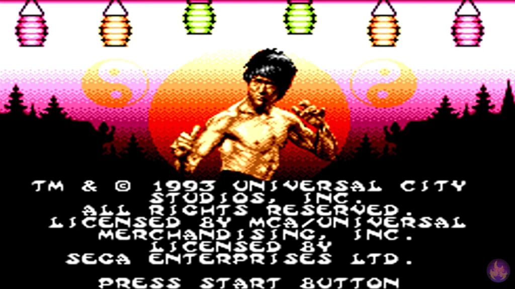 Master System Dragon The Bruce Lee Story - Screenshot - Game Title (Europe)