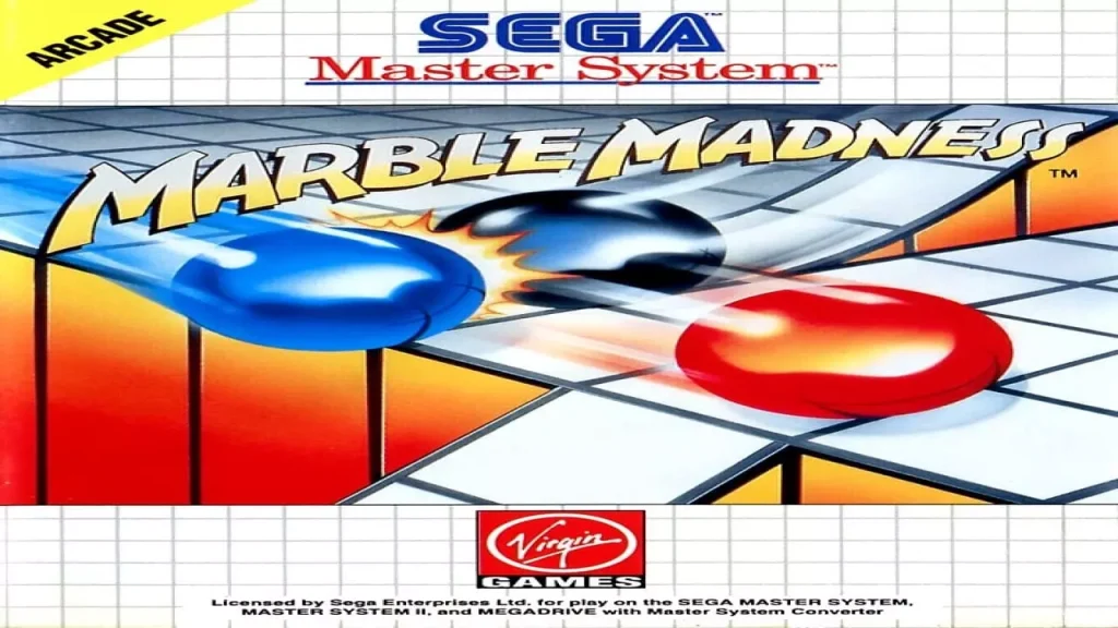 Master System Marble Madness - Box - Front (Europe)