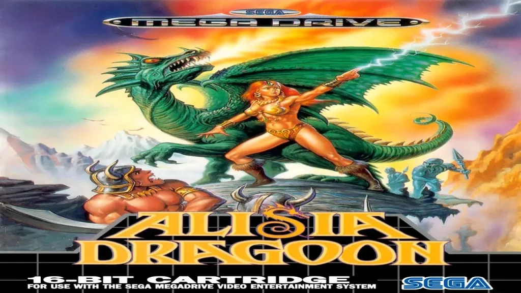 Mega Drive Alisia Dragoon - Box - Front (Europe)