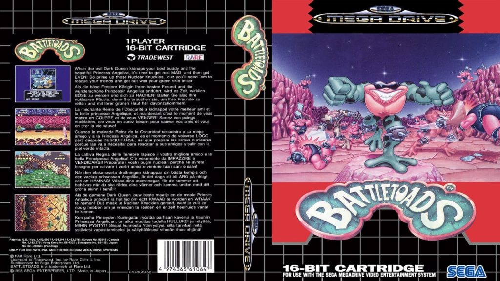 Sega Genesis - Gameplay Battletoads - Cover - You Tube