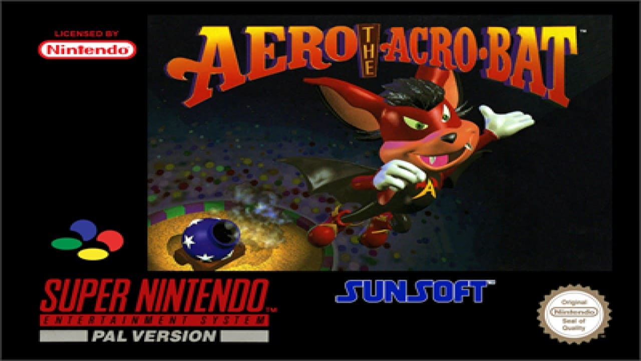 Super Nintendo Aero the Acro-Bat - Box - Front (United Kingdom)