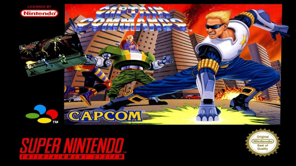 Super Nintendo Captain Commando - Cover