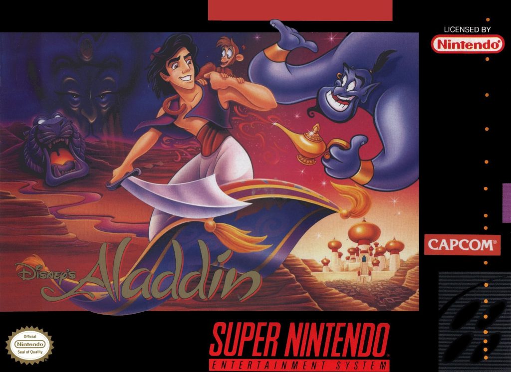 Super Nintendo Disney's Aladdin - Cover