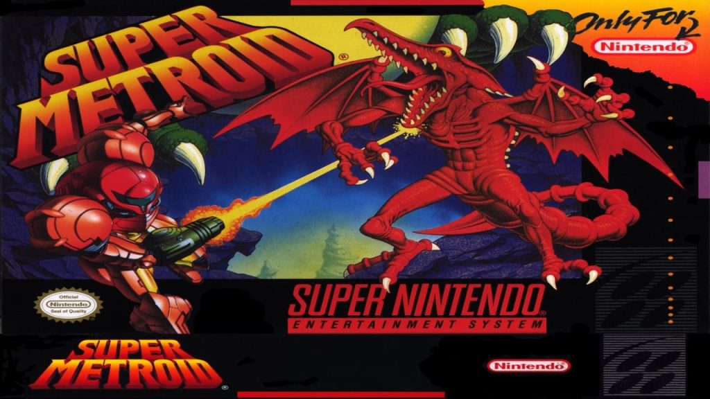 Super Nintendo Super Metroid Cover