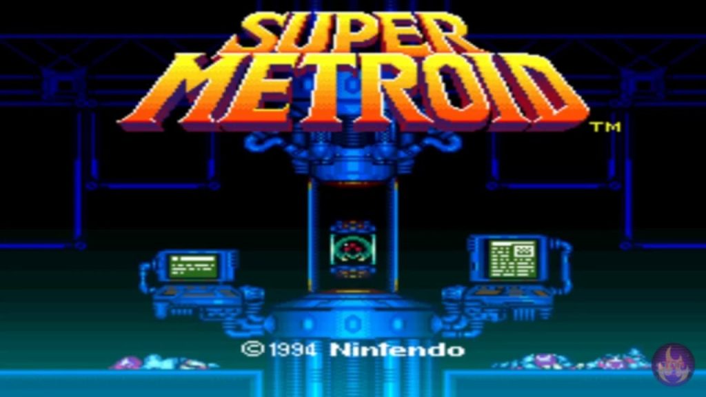 Super Nintendo Super Metroid - Titulo de inicio del juego