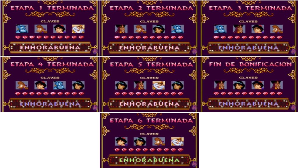 Trucos Disney's Aladdin Super Nintendo