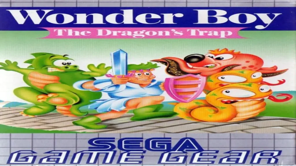 Game Gear Wonder Boy The Dragon's Trap - Box - Front (Europe)