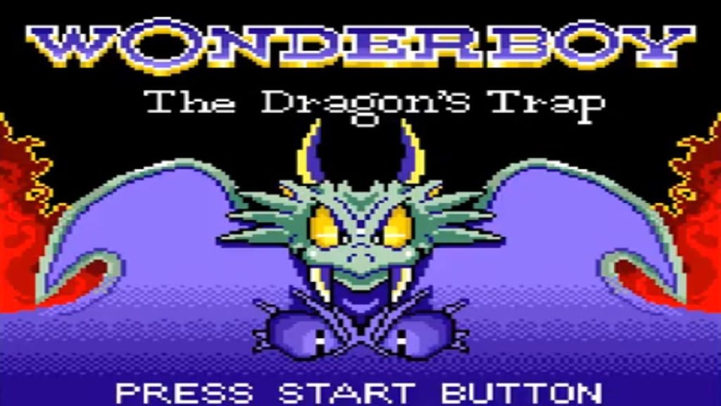 Game Gear - WonderBoy The Dragon's Trap - Titulo de inicio del juego - You Tube