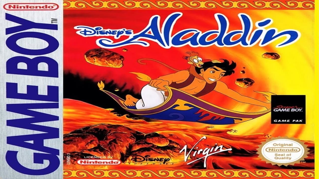 GameBoy Disney's Aladdin - Cover - you tube