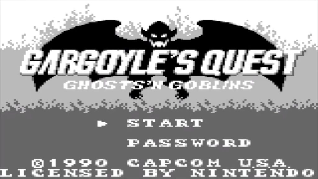 GameBoy Gargoyle's Quest Ghosts'n Goblins - Titulo del Juego - You Tube