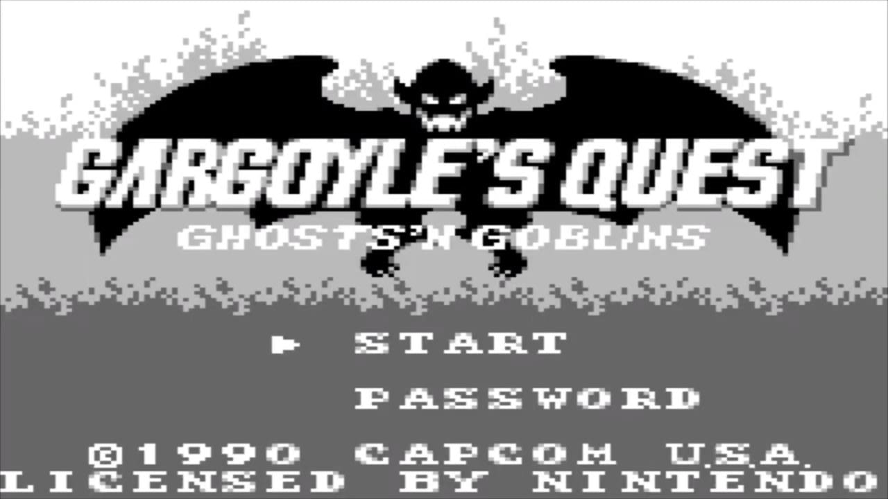 GameBoy Gargoyle's Quest Ghosts'n Goblins - Titulo del Juego - You Tube