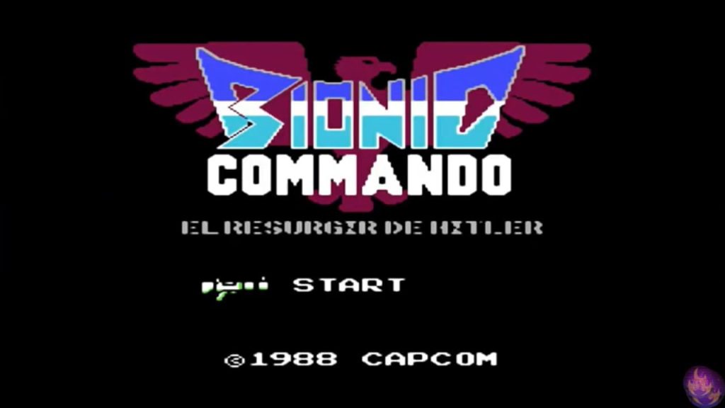 Nintendo Bionic Commando - Titulo del Juego