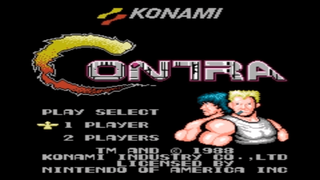 Nintendo - Contra Force - Titulo de inicio del juego - You Tube