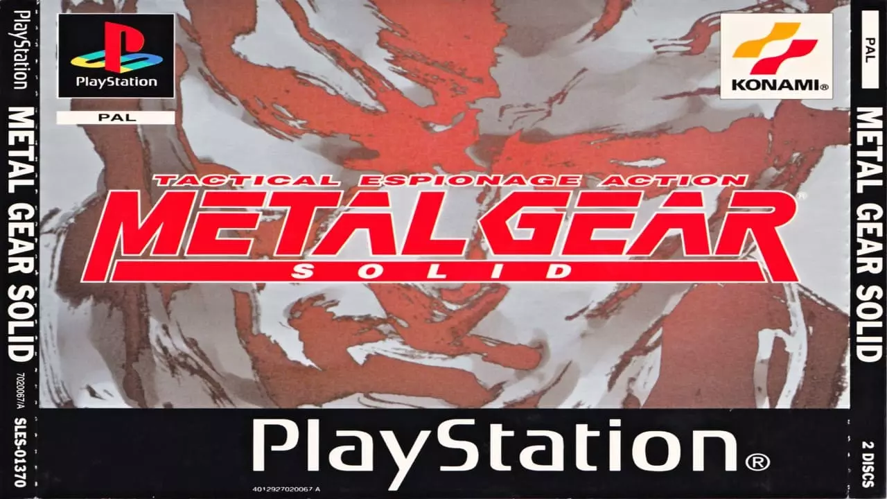 Playstation 1 Metal Gear Solid - Box - Front (Europe)