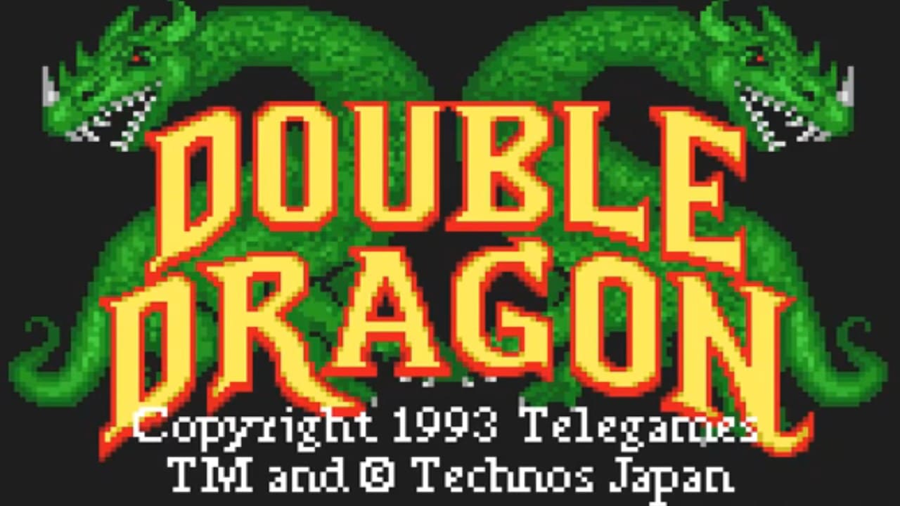 Atari Lynx Double Dragon - Titulo del juego