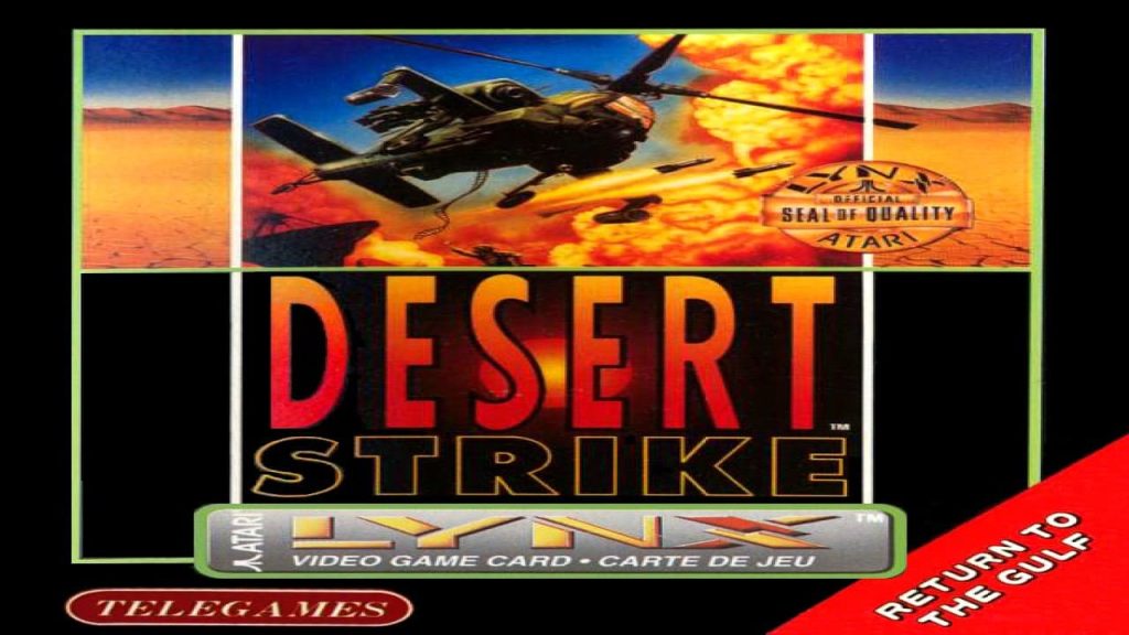 Atari Lynx Desert Strike Return to the Gulf - Box - Front - Reconstructed (North America)