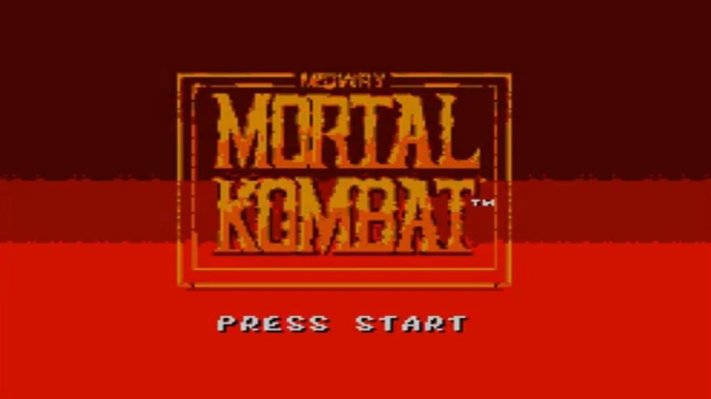 Master System Mortal Kombat - Titulo del juego