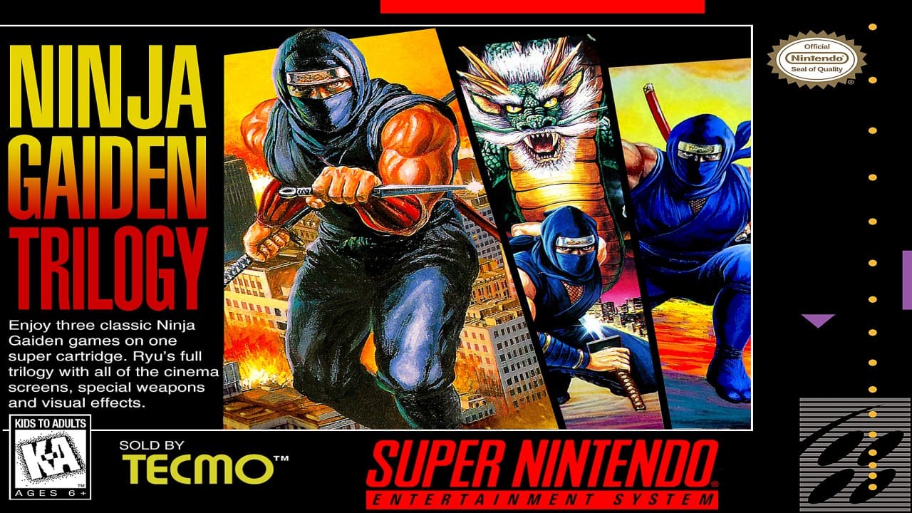 Ninja Gaiden Trilogy - Box - Front (North America)