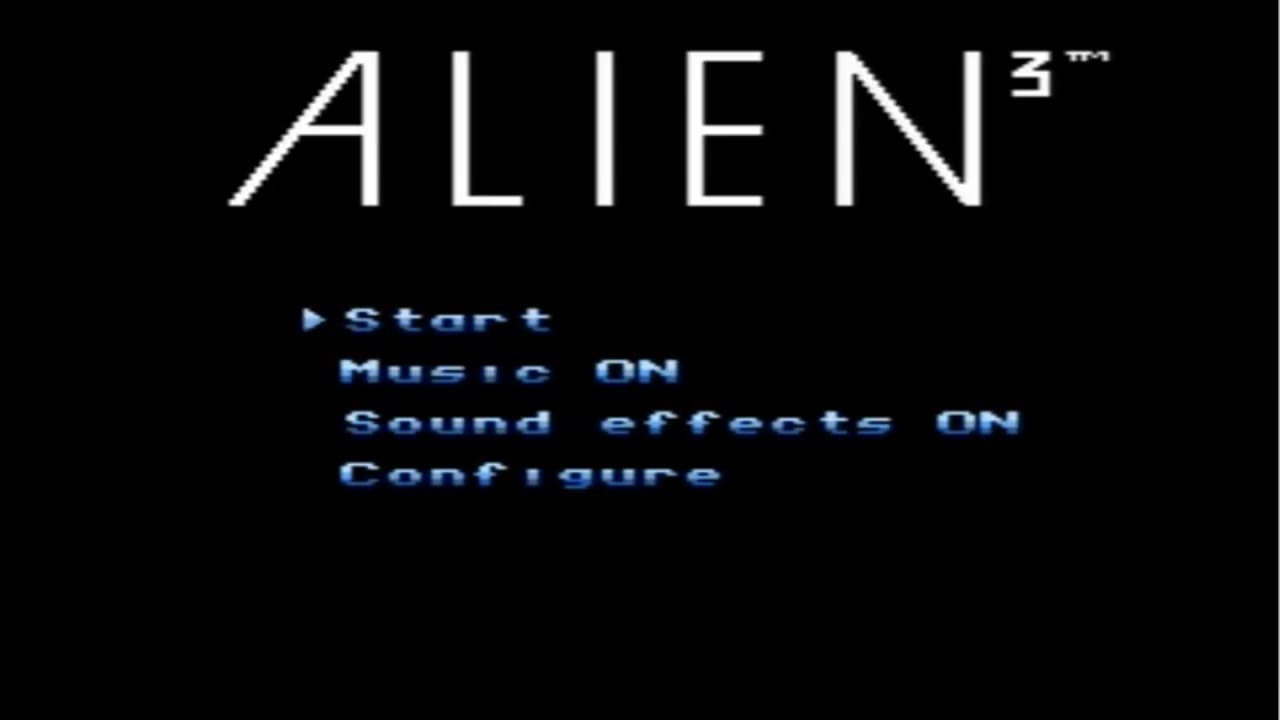 Nintendo Alien 3 - Titulo del juego