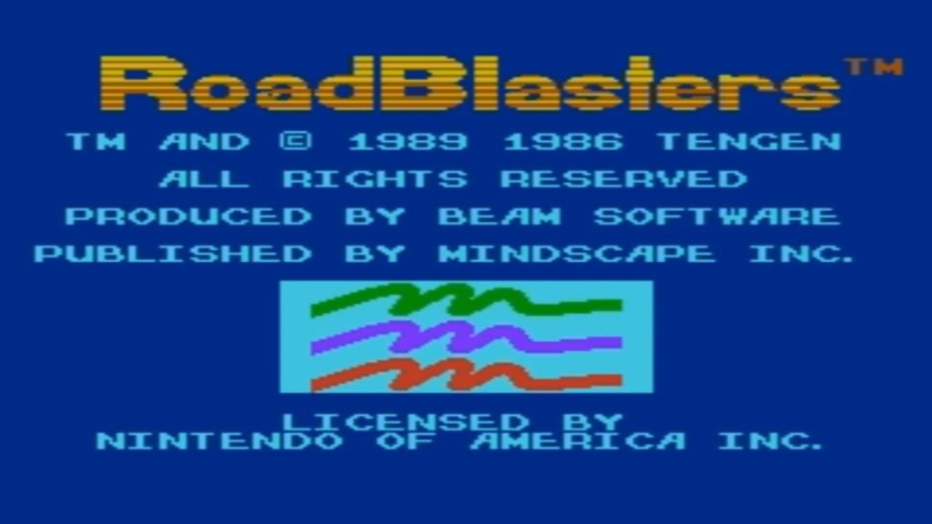 Nintendo RoadBlasters - Titulo del juego