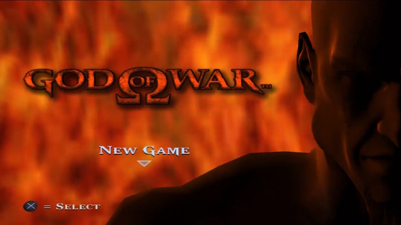 PlayStation 2 God of War - Titulo del juego