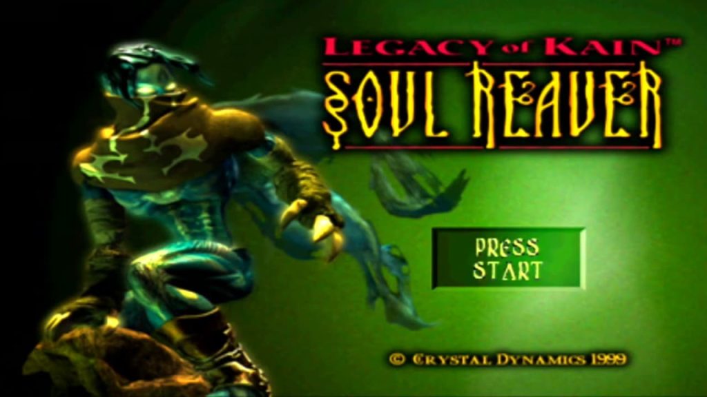 Playstation 1 Legacy of Kain Soul Reaver Titulo del juego