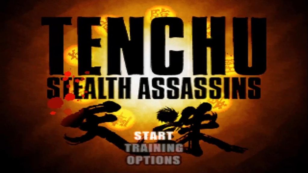 Playstation 1 Tenchu Stealth Assassins - Titulo del juego