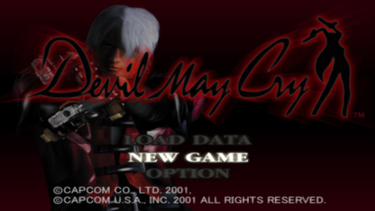 Playstation 2 Devil May Cry - Screenshot - Game Title