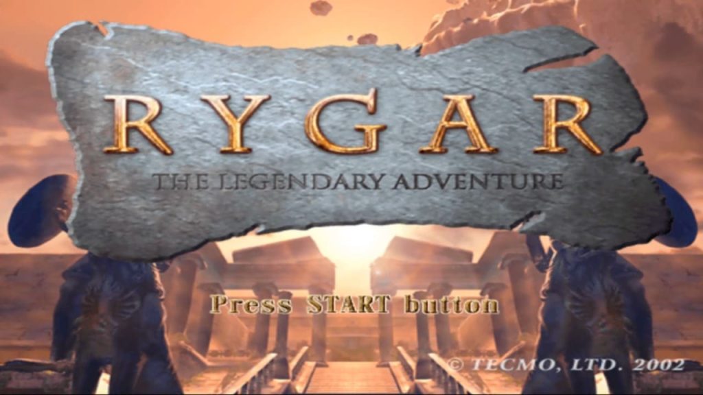 Playstation 2 Rygar The Legendary Adventure - Titulo del juego