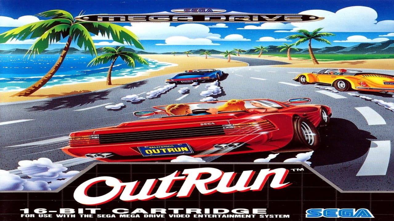 Sega Mega Drive OutRun - Box - Front (Europe)