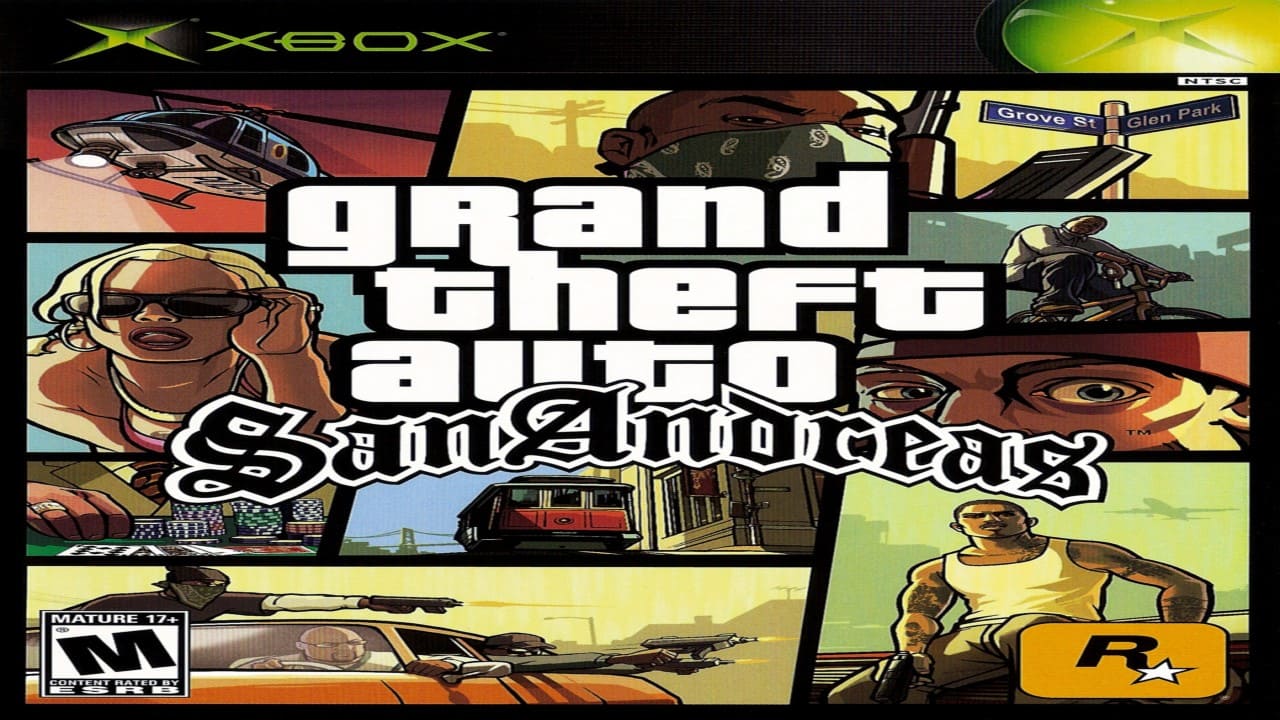 Xbox Grand Theft Auto San Andreas - Box - Front (North America)