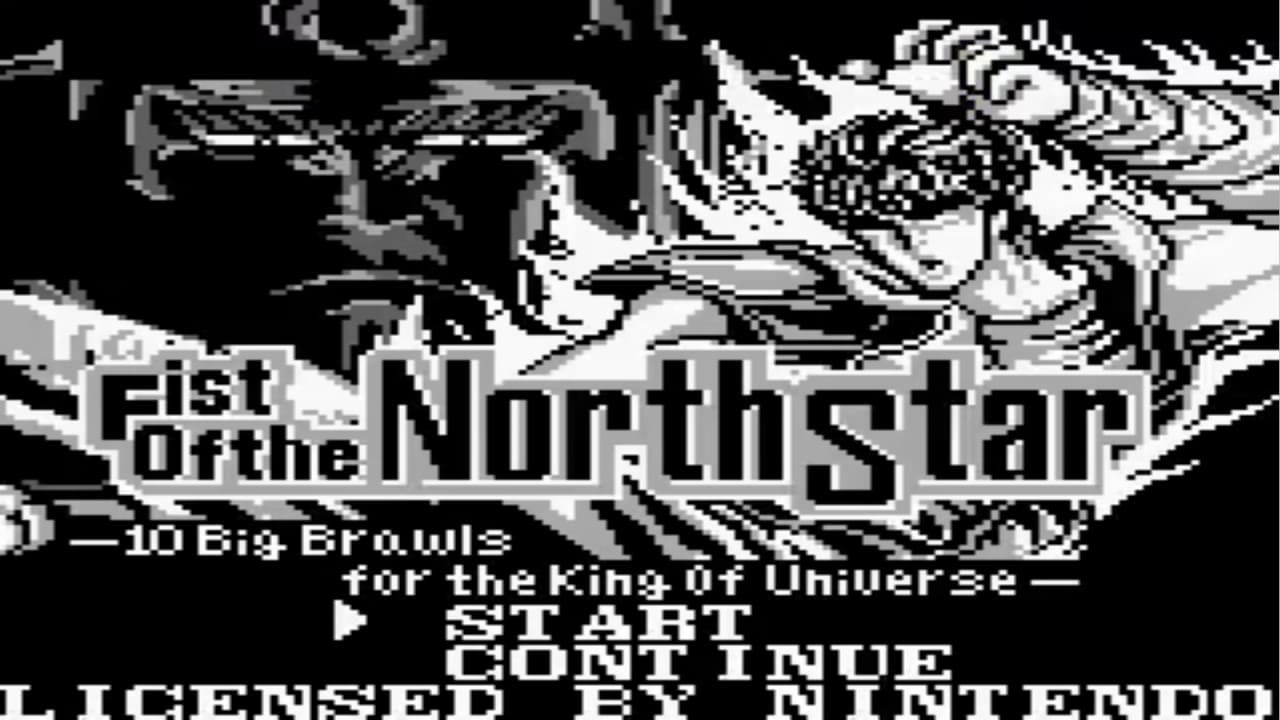 Game Boy Fist of the North Star 10 Big Brawls for the King of the Universe! - Titulo del juego