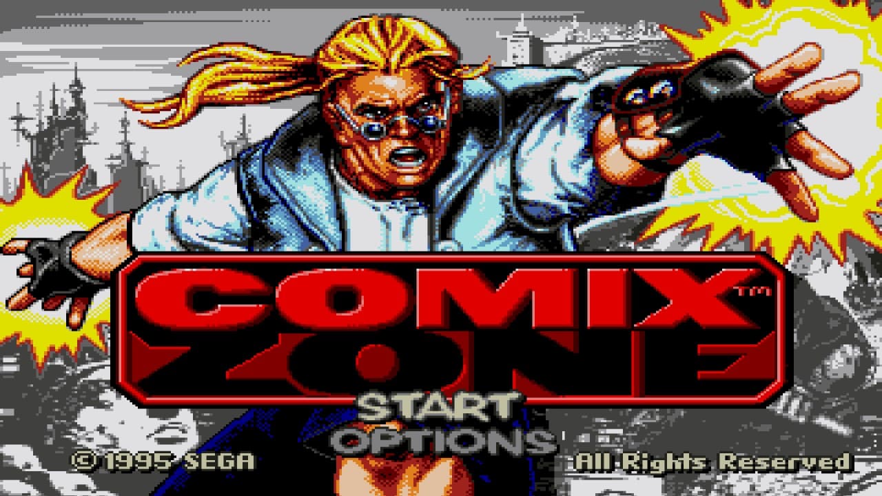 Sega Mega Drive Comix Zone - Screenshot - Game Title