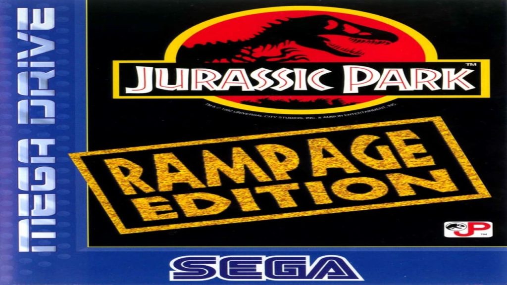 Sega Mega Drive Jurassic Park Rampage Edition - Box - Front (Europe)