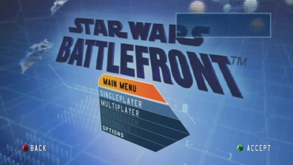 Xbox Star Wars Battlefront - Titulo del juego