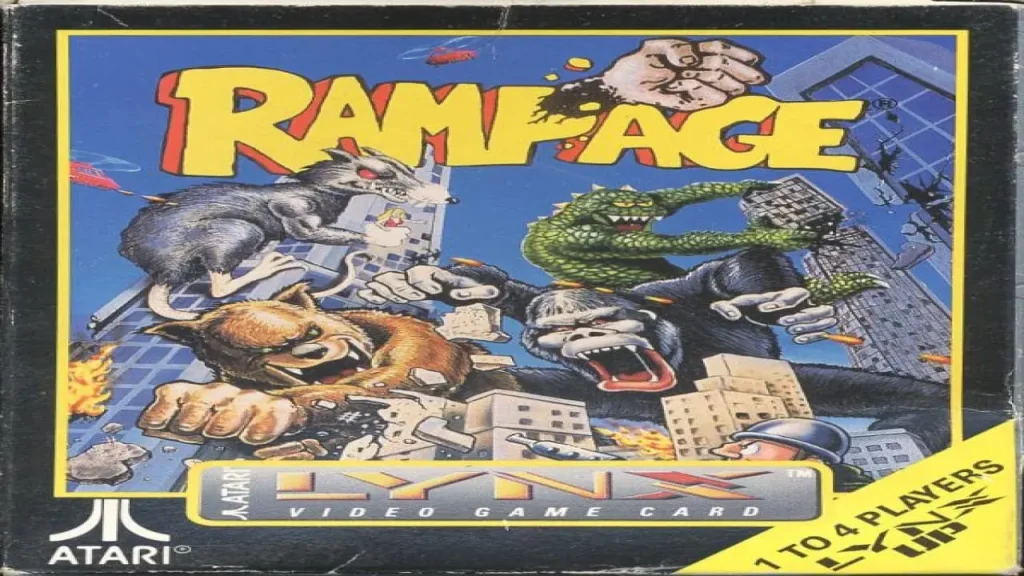 Atari Lynx Rampage - Box - Front