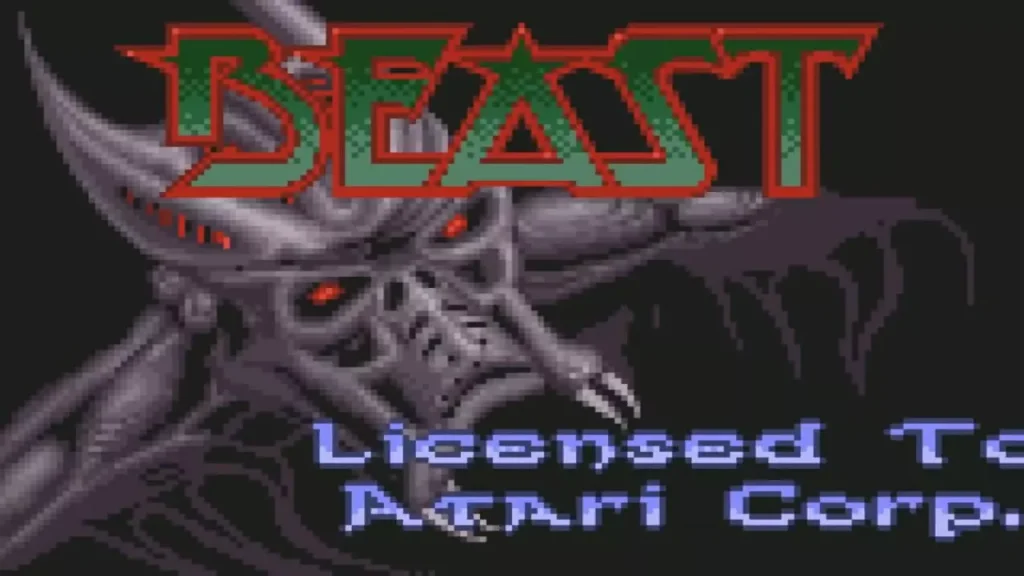 Atari Lynx Shadow of the Beast - Titulo del juego