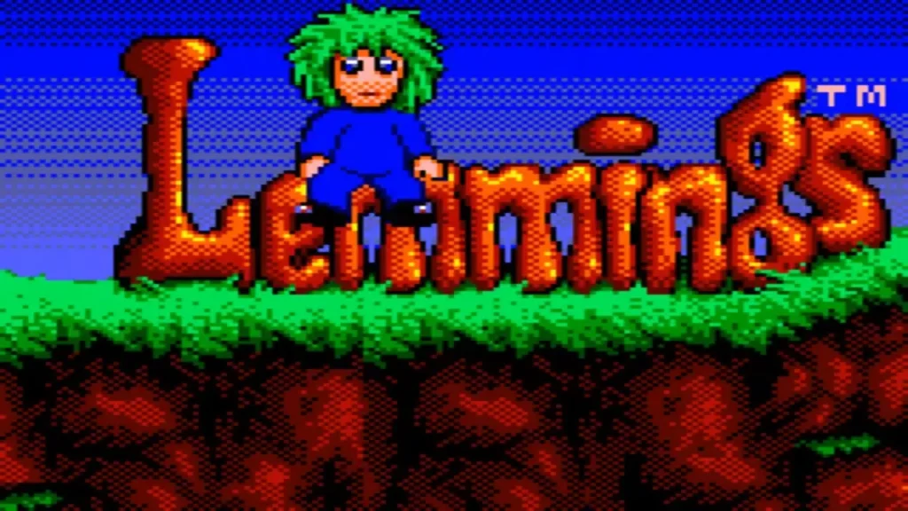 Game Gear Lemmings - Titulo del juego