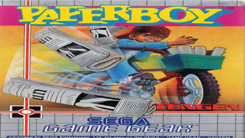 Game Gear Paperboy - Box - Front (Europe)